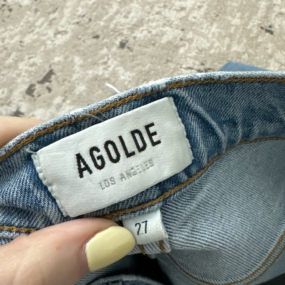 Agolde Riley High Rise Straight Crop Size 27 - Picture 6 of 6